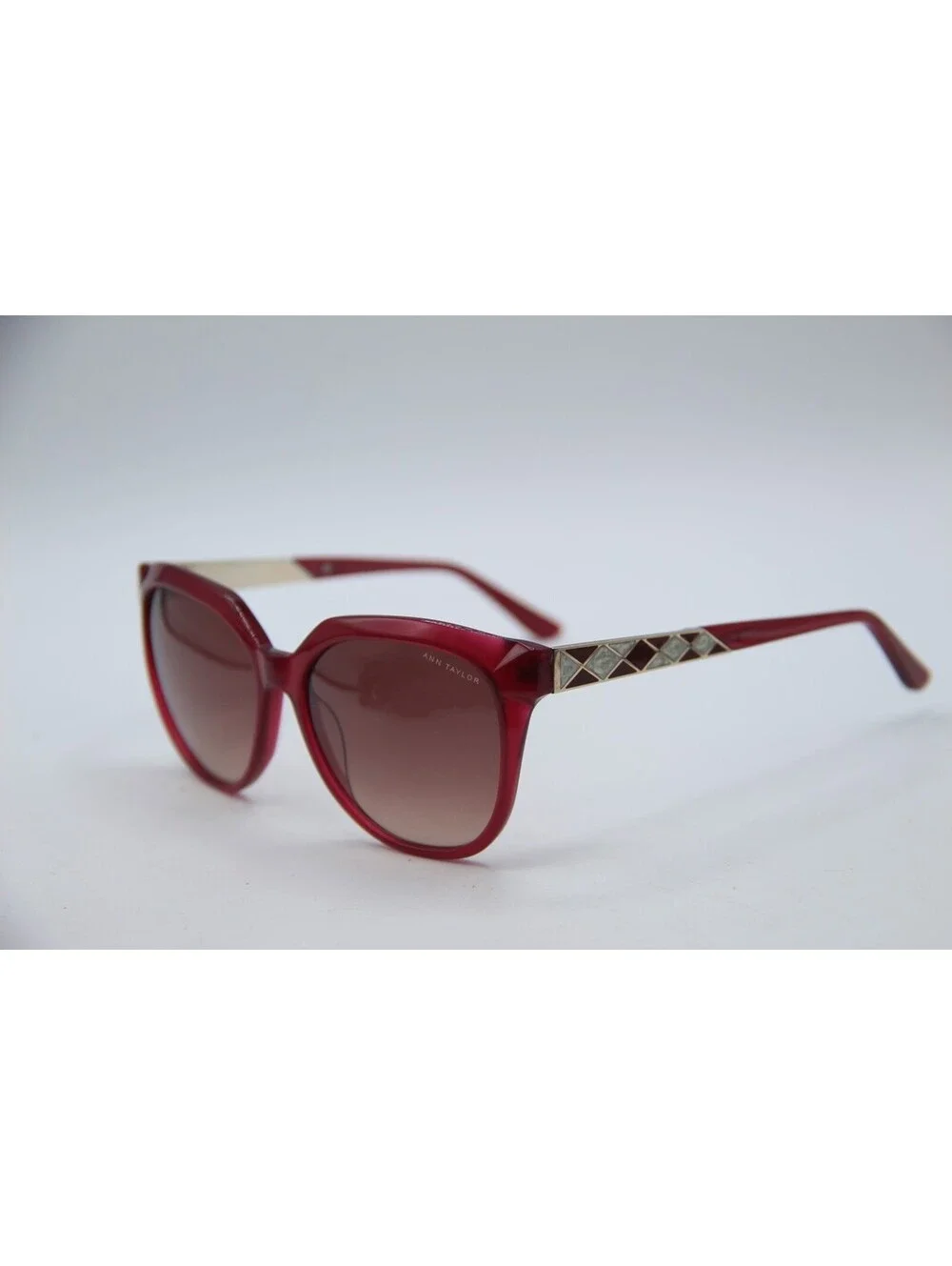 Ann Taylor Atp913 C02 Mulberry Gradient Authentic Sunglasses 53-15